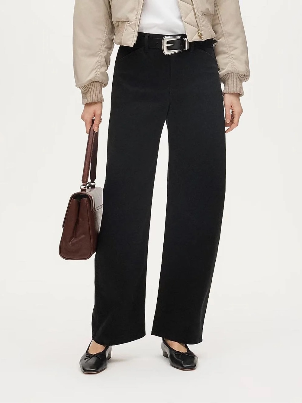 J. Crew Zoe Barrel Chino in Black Size 29 NWT